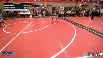 76 lbs Final - Dash Durant, Team Tulsa Wrestling Club vs Ryker Johnson, Division Bell