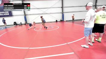 127 lbs Rr Rnd 3 - Cael Brown, All-American Wrestling Club MS vs Jodi Barrett, North Carolina National Team Red