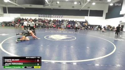 132 lbs Cons. Round 5 - Dante Selway, El Dorado vs Jacob Fernandez, Bonita