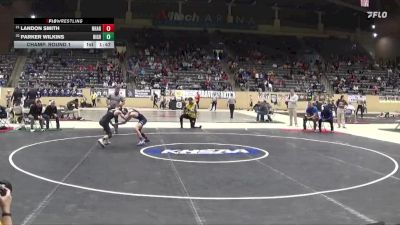 106 lbs Champ. Round 1 - Landon Smith, North Hardin vs Parker Wilkins, Highlands