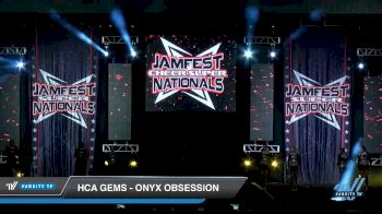 HCA Gems - Onyx Obsession [2020 L3 Senior - D2 - Small - A Day 2] 2020 JAMfest Cheer Super Nationals