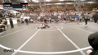 106 lbs Semifinal - E Turner, HURRICANE WRESTLING ACADEMY vs Luke Nelson, Standfast OKC