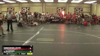 75 lbs Round 1 (6 Team) - LJ Bachmann, Revival Blue vs Christopher Liguori, Elite Wrestling Black