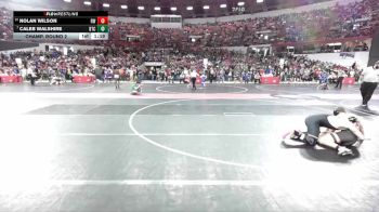 190 lbs Champ. Round 2 - Caleb Walshire, B.A.M Training Center vs Nolan Wilson, Reedsville Wrestling