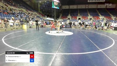 144 lbs Cons 64 #2 - Bilali Assoumanou, NY vs Colten Stevens, IN