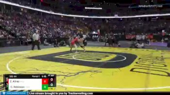 160-4A 1st Place Match - Clayton Robinson, Roosevelt vs Zander Alirez, Greeley Central