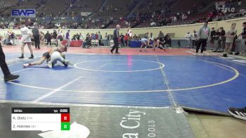 92 lbs Consi Of 4 - Keaton Dietz, Stillwater vs Zayde Holmes, Hobart Bearcats