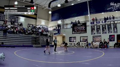 125 lbs 2nd Wrestleback (8 Team) - Emily Gregory, Oglethorpe County vs Kylee Hoelzer, Gilmer County