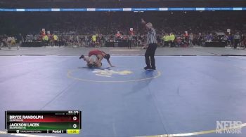 D3-175 lbs Champ. Round 1 - Bryce Randolph, Clinton HS vs Jackson Lacek, Richmond HS