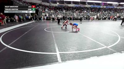 72 lbs Quarterfinal - Riley Mietchen, Ottawa Mat Masters vs Tenlee Kniffen, Hammerin Hawks WC