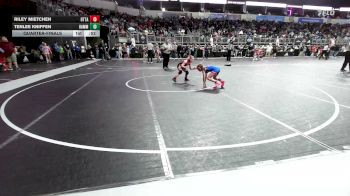 72 lbs Quarterfinal - Riley Mietchen, Ottawa Mat Masters vs Tenlee Kniffen, Hammerin Hawks WC