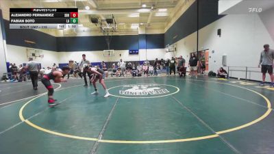 115 lbs Quarterfinal - Fabian Soto, Los Altos vs Alejandro Fernandez, Colton High School