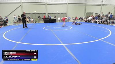 157 lbs 2nd Wrestleback (16 Team) - Isaac Johns, Kentucky vs Calder Sheehan, Minnesota Red