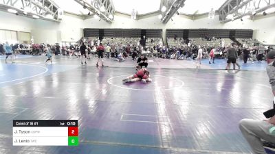 134-H lbs Consi Of 16 #1 - Jayden Tyson, Copiague Wrestling Club vs Joey Lenio, TWC