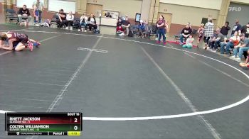 60 lbs Round 4 (8 Team) - Rhett Jackson, Glasgow WA vs Colten Williamson, Elevate Wrestling