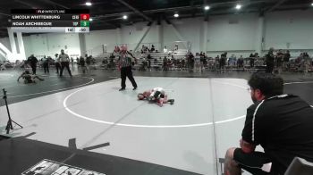 58 lbs Round Of 16 - Lincoln Whittenburg, Ceres Pups WC vs Noah Archibeque, Top Rank Hammers