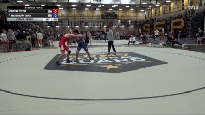 126 lbs Cons. Semis - Jensen Dyer, Ubasa Wrestling Academy vs Matthew Tran, Ubasa Wrestling Academy