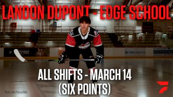 Landon DuPont (Edge School U18 Prep) vs. Shawnigan March 14 | All Shifts | WHL Exceptional Status
