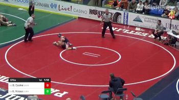 97 lbs Pigtails - Rd 64 - Brendan Cooke, Sayre vs Kaiden Krasa, Corry