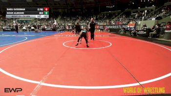 75 lbs Consi Of 8 #2 - Baeli Gossman, Fort Calhoun Pioneer Wrestling Club vs Nour Almohri, Michigan Rev Girls