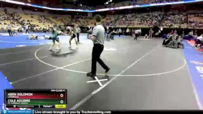 144 Class 4 lbs Quarterfinal - Aden Solomon, Lindbergh vs Cole Aguirre, Ft. Zumwalt North