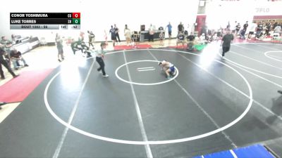 56 lbs Round 2 - Luke Torres, SoCal Hammers vs Conor Yoshimura, California Grapplers