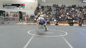 133 lbs Quarterfinal - Jacob Strausbaugh, UMary vs Bray Skinner, Sioux Falls