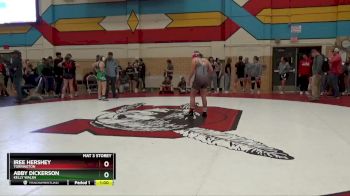 155 lbs Cons. Semi - Abby Dickerson, Kelly Walsh vs Iree Hershey, Torrington