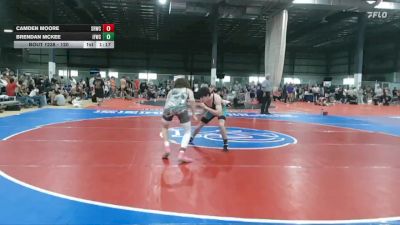 120 lbs Cons. Round 2 - Brendan McKee, Iron Forge Wrestling Club vs Camden Moore, Staunton River Wrestling Club