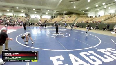 65 lbs Champ. Round 1 - John Luke Moore, Arab Youth Wrestling vs Bradley Crowe, Grindhouse