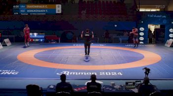 92 kg Repechage - Elijah Diakomihalis, United States vs Farukh Momunzhanov, Kyrgyzstan