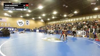 165 lbs Champ. Round 1 - Elijah Valdovinos, North vs Josiah Clark, Dos Palos
