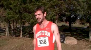 Rich Peters the miler making it to NCAAs post race at Northeast Regional 2012