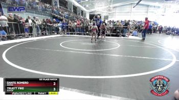 49 lbs 1st Place Match - Dante Romero, Duran vs Truett Fike, SlyFox