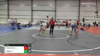 160 lbs Prelims - Behkruz Sadriddinov, PA Alliance vs Toby Abbott, Indiana Thorougbreds