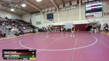 140 lbs 1st Place Match - Hallie Fuller, Lingle-Ft. Laramie/Southeast vs Trinity Morbeto, Thunder Basin High School