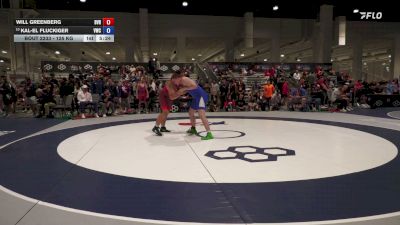 125 kg Champ. Rd Of 32 - Will Greenberg, Buffalo Valley RTC vs Kal-El Fluckiger, Valiant Wrestling Club