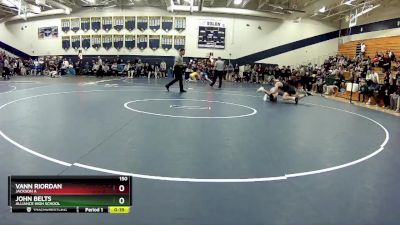 150 lbs Cons. Round 5 - John Belts, Alliance High School vs Vann Riordan, Jackson A