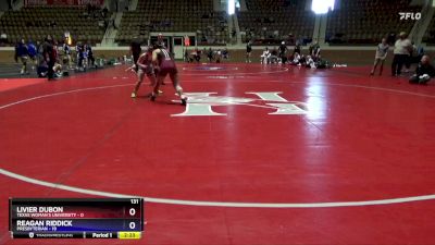 131 lbs Round 3 (3 Team) - Reagan Riddick, Presbyterian vs Livier Dubon, Texas Woman`s University