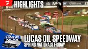 Highlights | 2024 MLRA Spring Nationals Friday at Lucas Oil Speedway