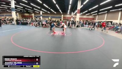 170 lbs Cons. Round 1 - Reise Roach, Takedown-City Wrestling vs Avianna Velarde, Spartan Mat Club