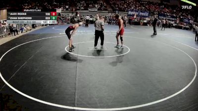 D 2 120 lbs Quarterfinal - Alex Rozas, Teurlings Catholic vs Evan Shepherd, Belle Chasse