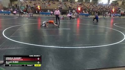 65 lbs Cons. Round 3 - Elijah Rubio, TNWA vs Joshua Hughey, Blackman Wrestling Club