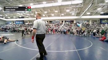 105 lbs Semifinal - Leena Sharp, Uintah vs Brooklyn Eagar, Mountain Ridge