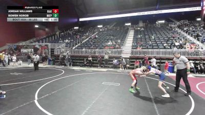 98 lbs Semifinal - Jordan Williams, Black Fox Wrestling Academy vs Bowen Horob, Matpac Wrestling ND