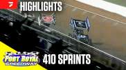 Highlights | 2024 410 Sprints at Port Royal Speedway 4/13/24
