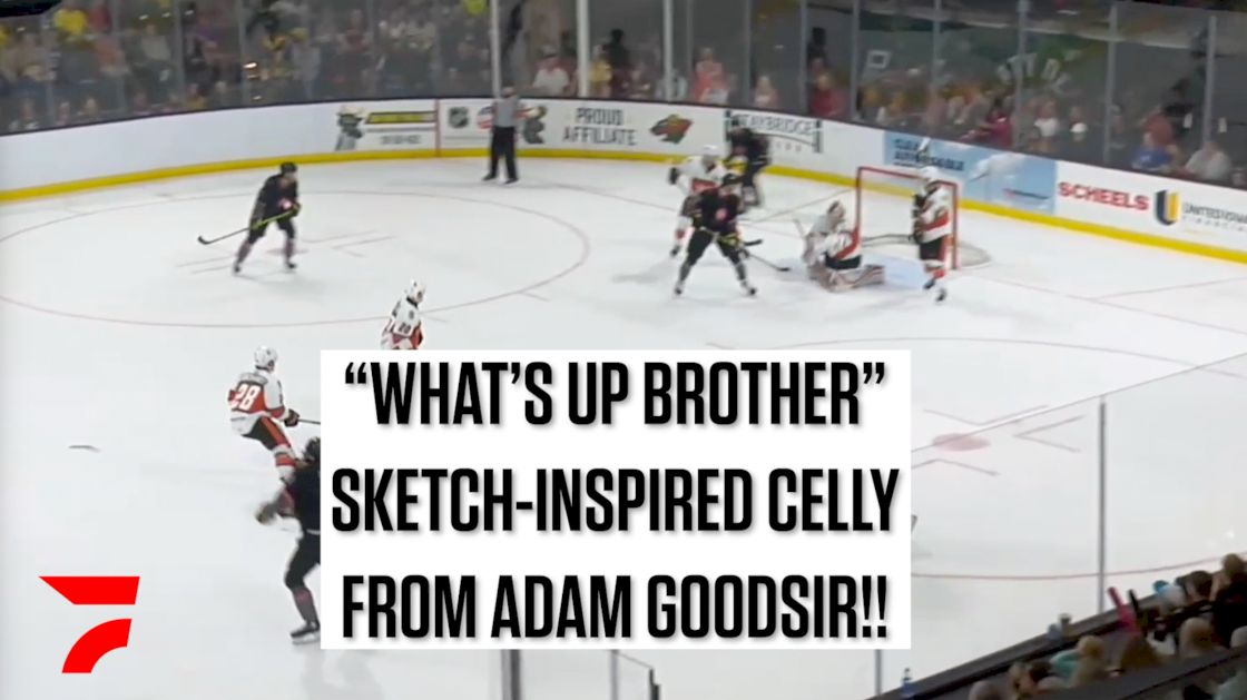 Adam Goodsir With A Sketch-Inspired Celly