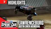 Highlights | 2024 USAC Justin Owen Memorial at Lawrenceburg Speedway