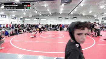 90 lbs Semifinal - Matthew Sheehan, Rogue Wrestling Club-MS vs Sawyer Crook, BAM Training Center-MS
