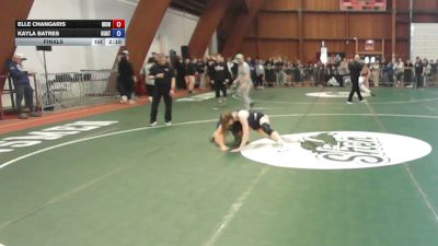 116A lbs Final - Elle Changaris, Iron Horse Wrestling Club vs Kayla Batres, Guatemala